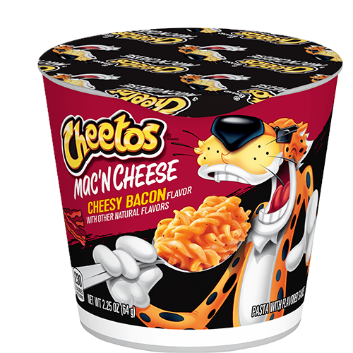 Cheetos mac n cheese cheesy bacon cup cheetos